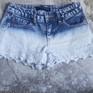 Girls jean shorts